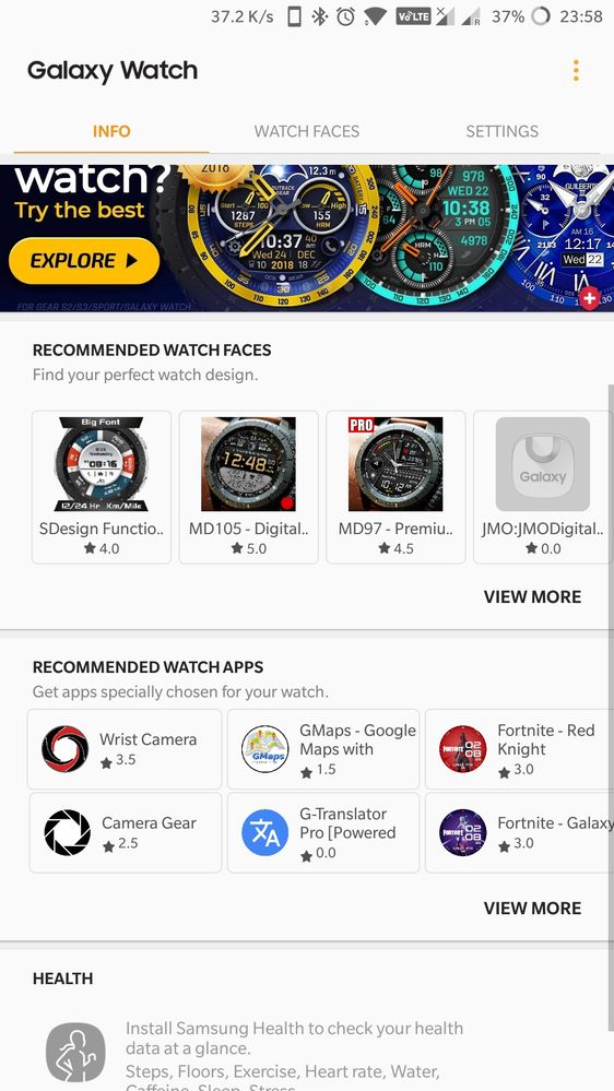 Solved: Re: Galaxy Watch Samsung Pay plug-In not installing - Page 7 - Samsung Community