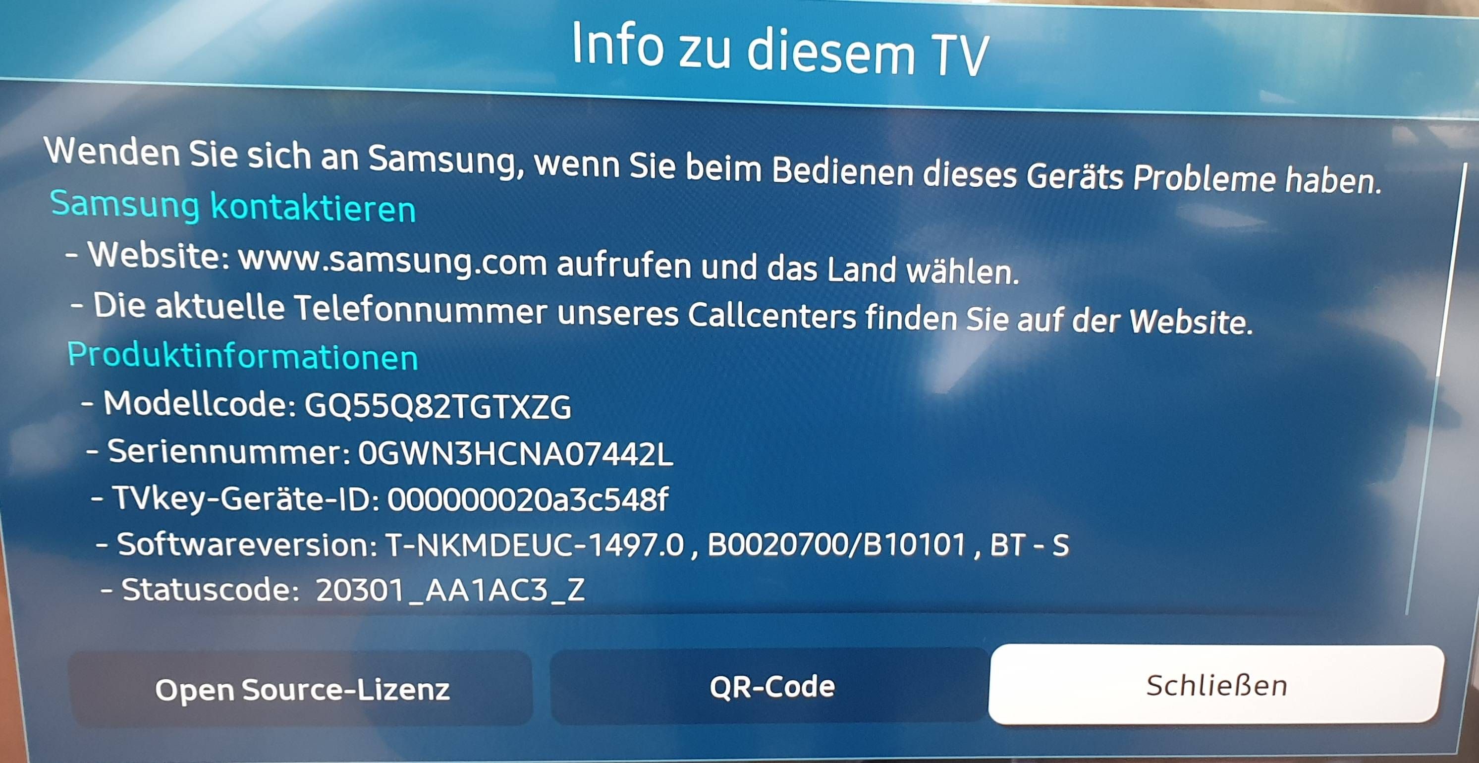 Gelöst Netflix startet nicht SAMSUNG GQ55Q82T Samsung Community