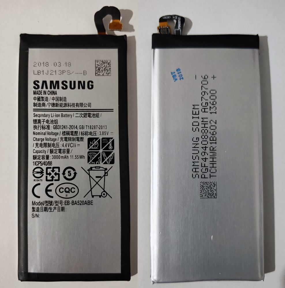 Batteria Samsung Galaxy A5 (2017) - Samsung Community