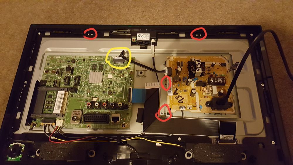 Plugged  - screen goes off