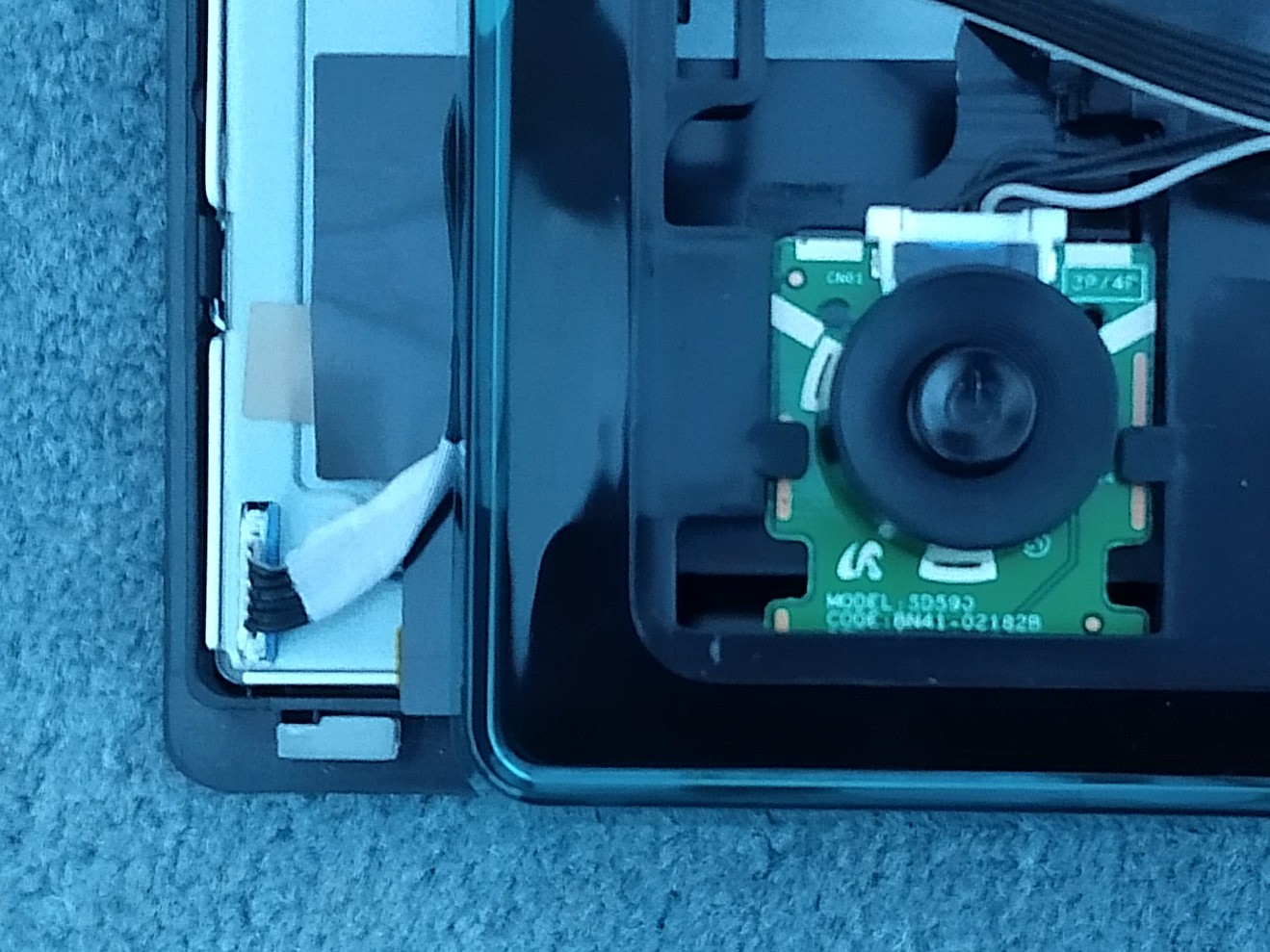 Solved TV Screen has dark section at bottom of screen Samsung Community