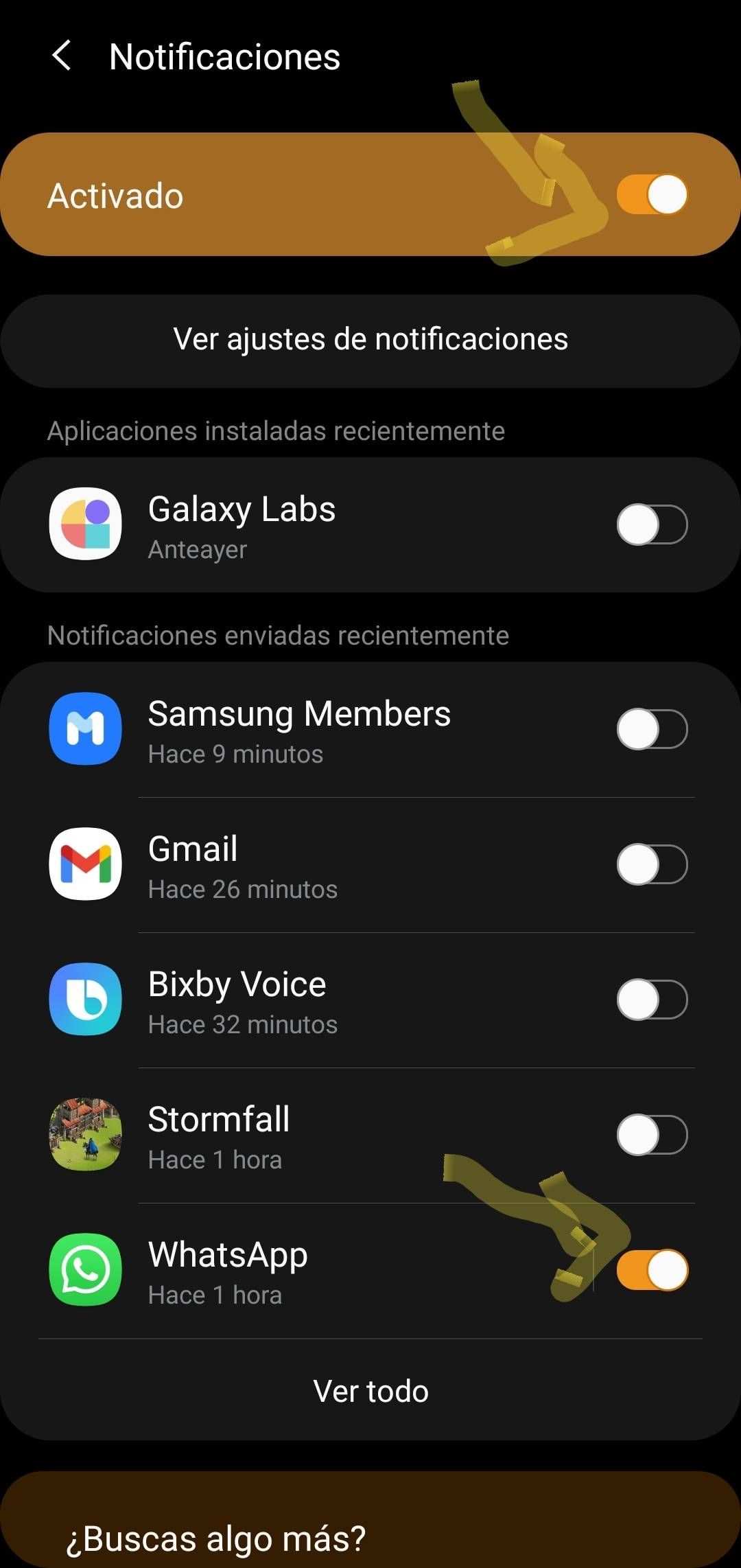 Solucionado: No me llegan notificaciones de what app - Samsung Community