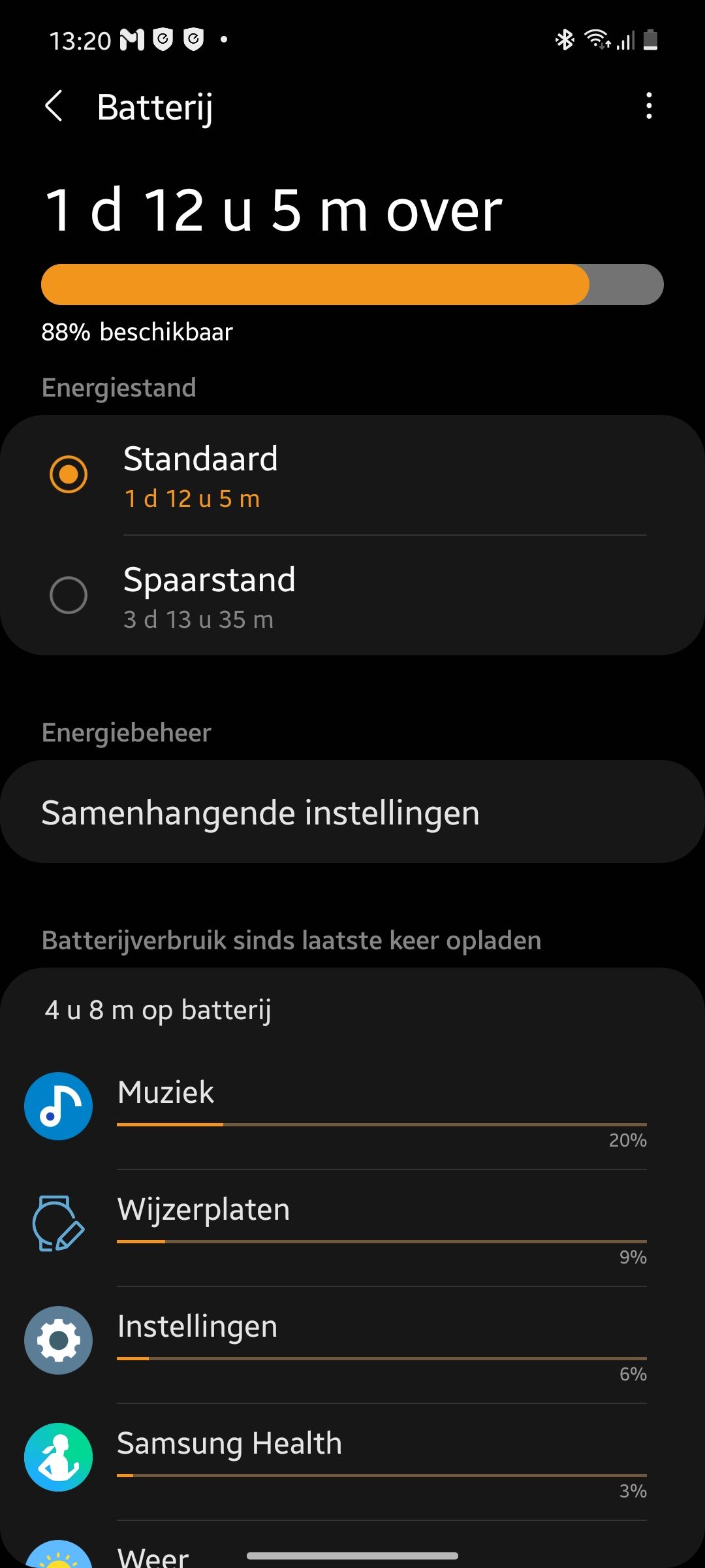 Opgelost: Samsung Active 2 watch batterij snel leeg - Samsung Community