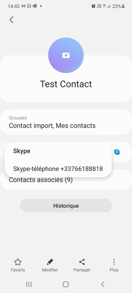 contact inaccessible dans les contact - Samsung Community