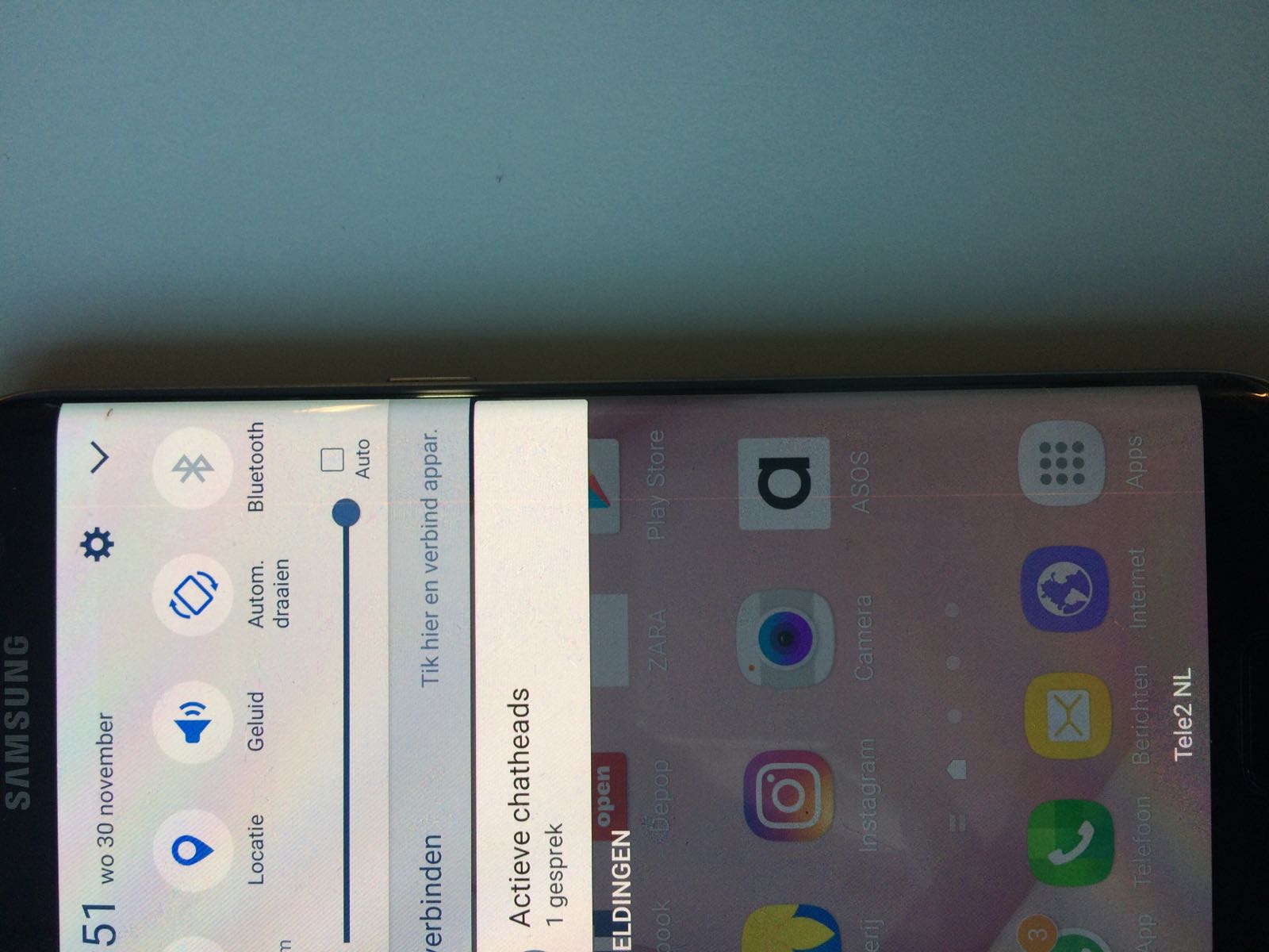 Opgelost: komt het dat ik opeens een roze op beeldscherm heb ? Samsung Community