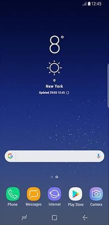 Risolto: widget meteo verticale s9+ - Samsung Community
