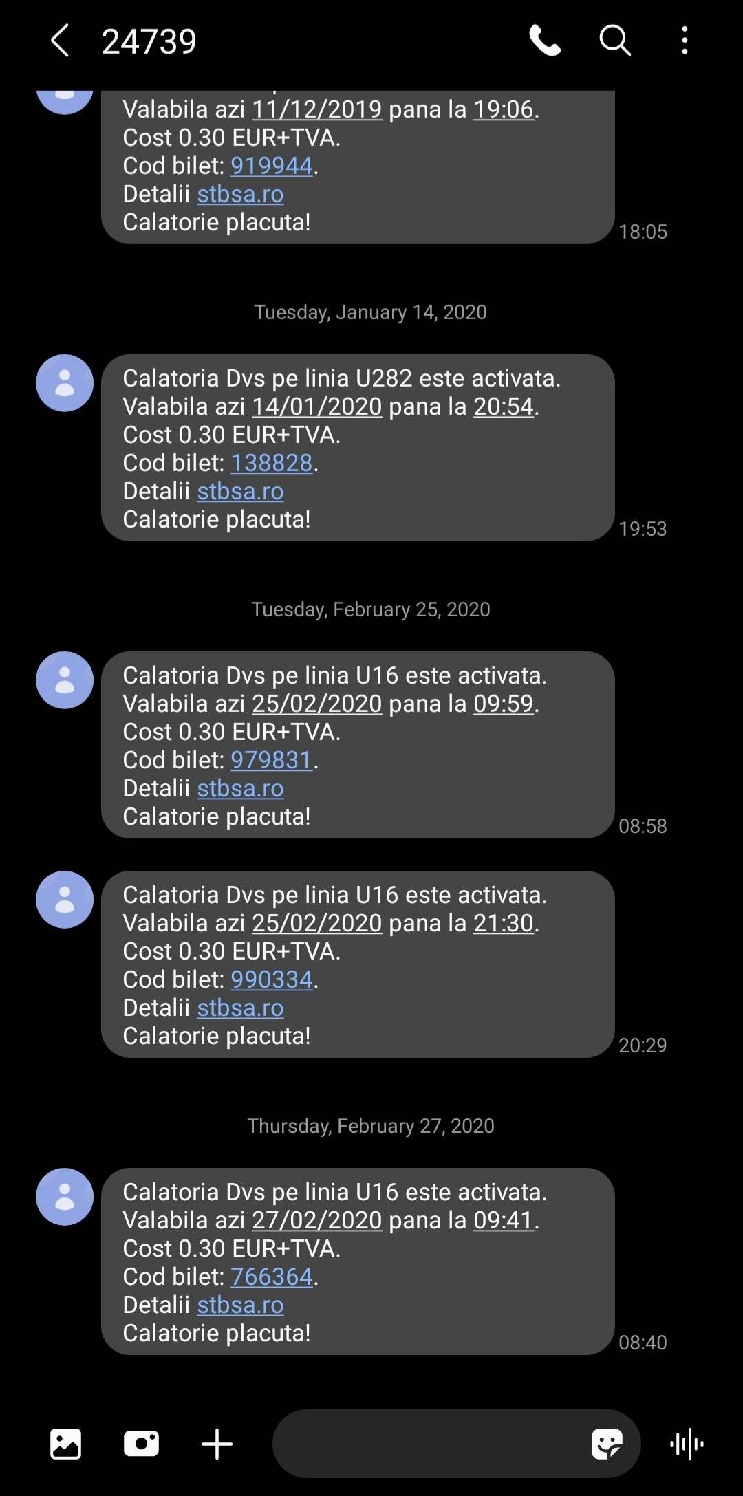 Nu pot trimite SMS la numere scurte - Samsung Community