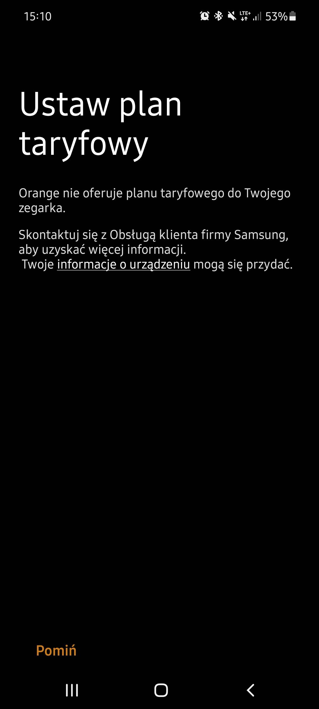 Galaxy Watch activ 2 łączenie z siecią lte Strona 5 Samsung Community