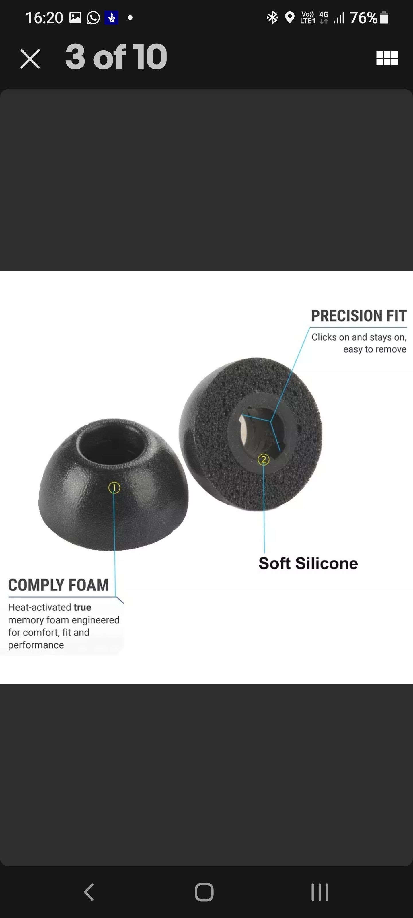 Samsung Galaxy Buds Pro Earbud Tips - Comply Foam