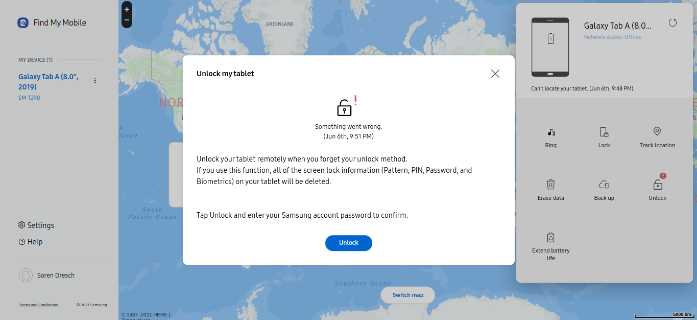 Samsung Galaxy Tab A locked and changed password Samsung Community