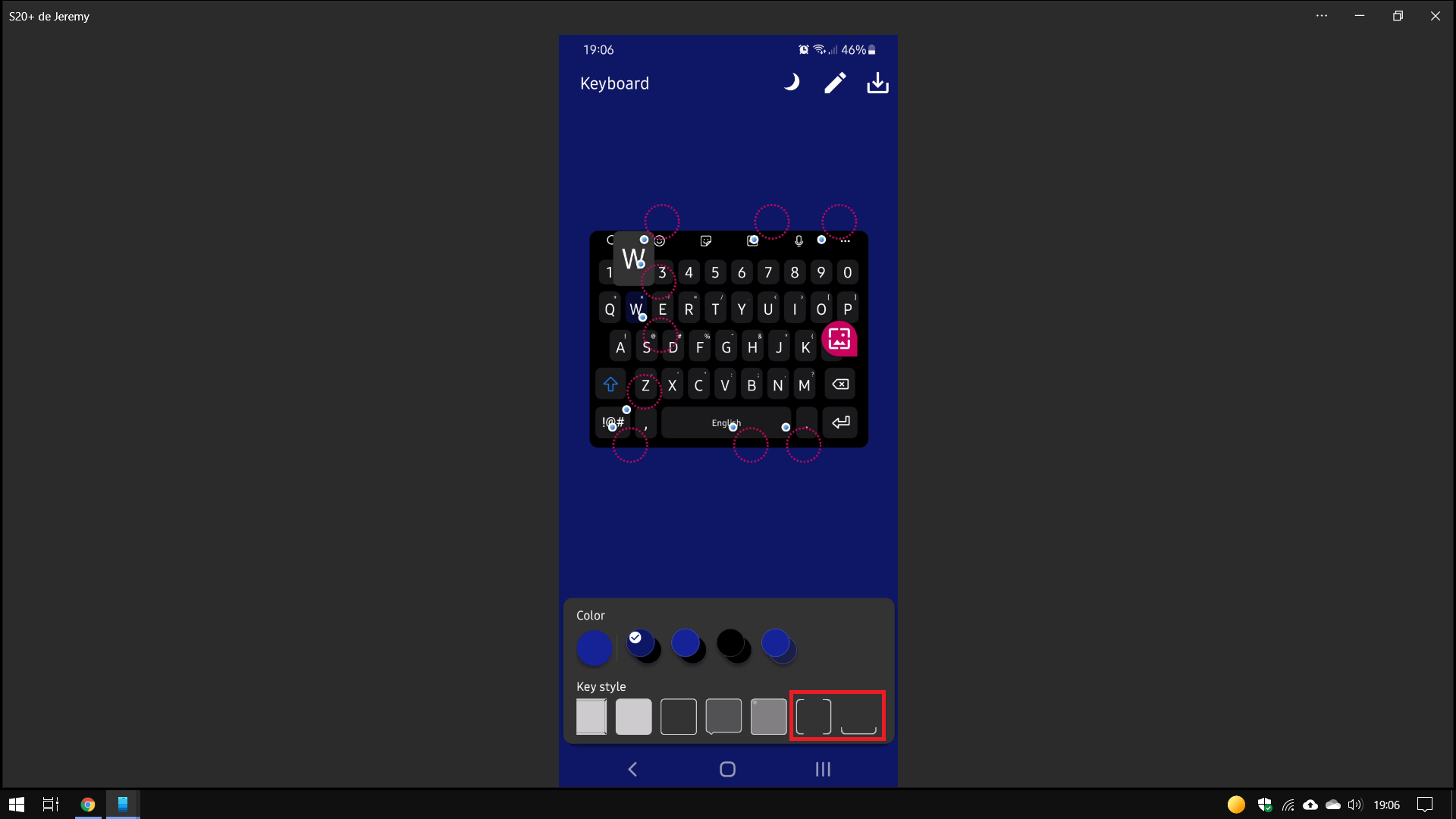 Theme Park (Personnalisation clavier) Bug? - Samsung Community