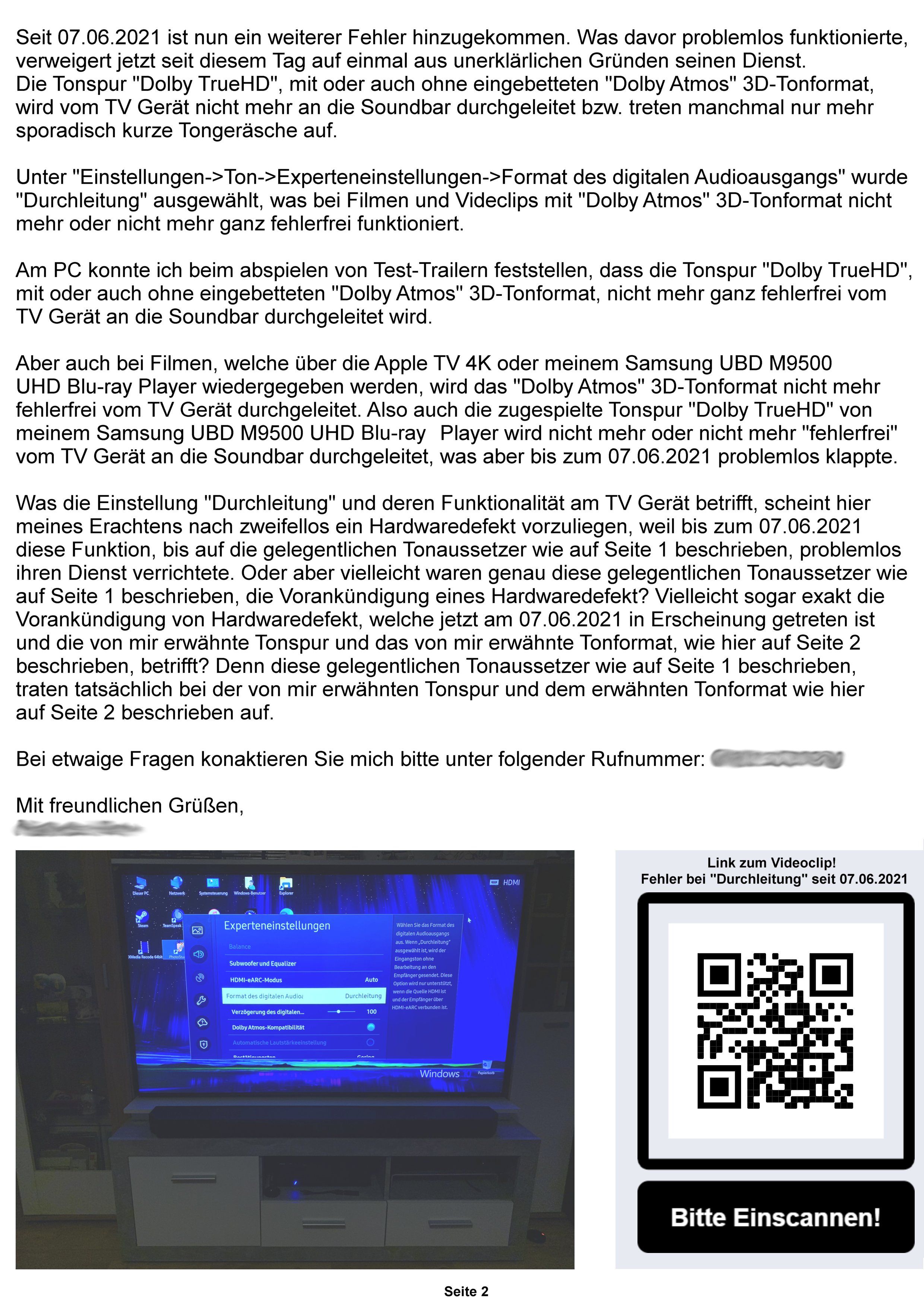 Gelöst: Neo QLED QN95A, QN90A, QN800A, QN900A - Bild - und Tonaussetzer mit  HDMI-Zuspiel – Seite 39 - Samsung Community