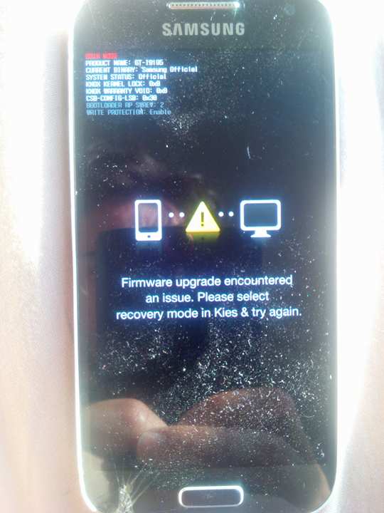 Mise à jour Kies a bloqué mon portable S4 - Samsung Community