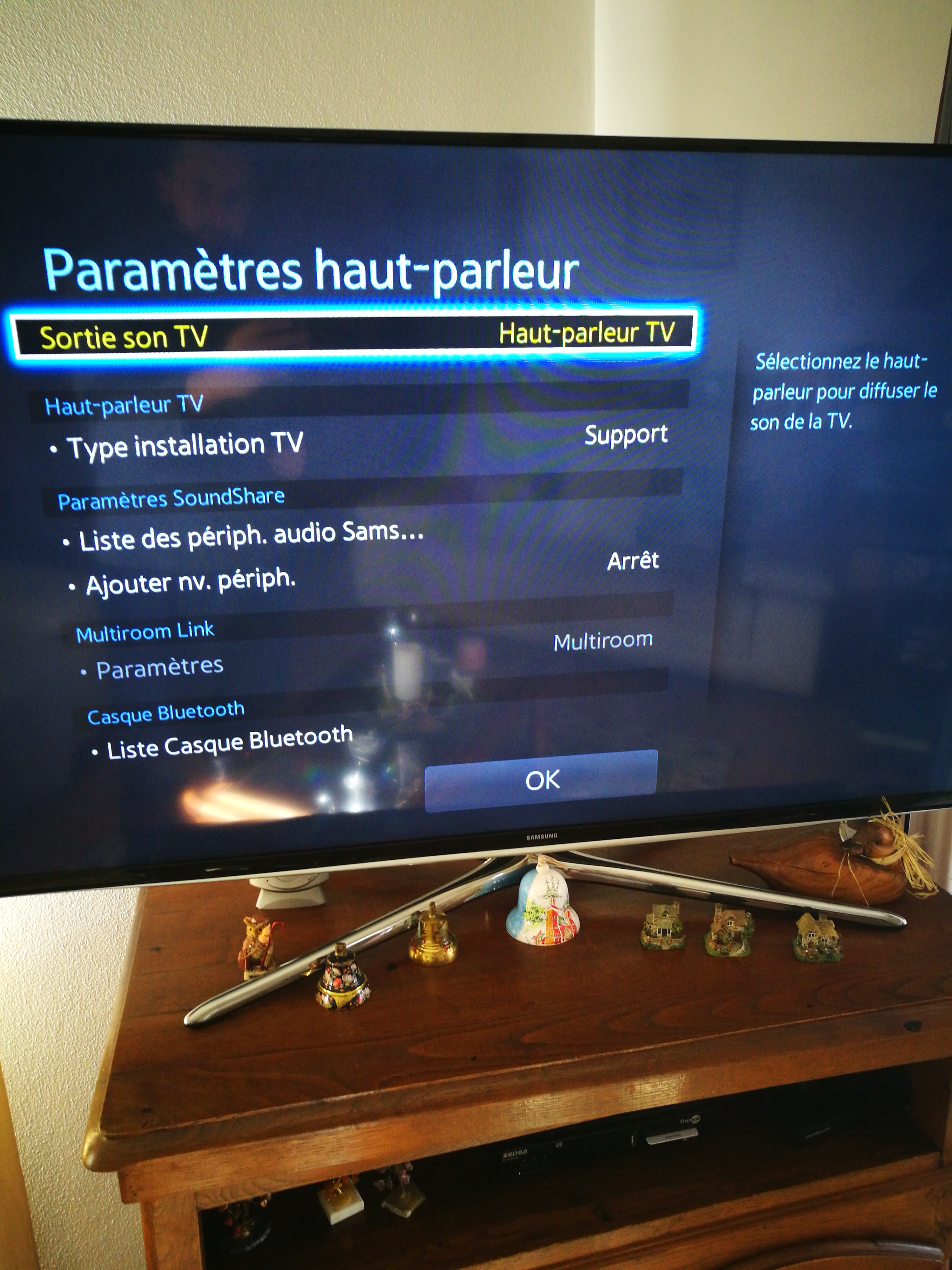 Résolu : Casque sur TV UE48H6400 - Samsung Community