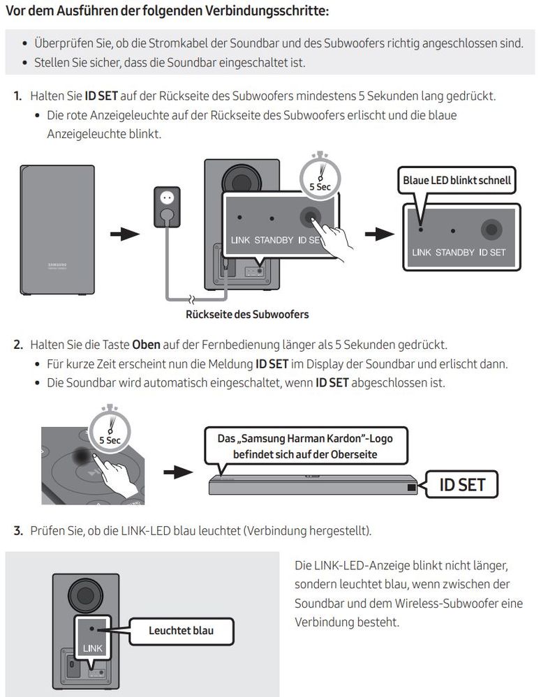 Gelöst: Samsung HW-N850 Probleme mit dem Subwoofer - Samsung Community