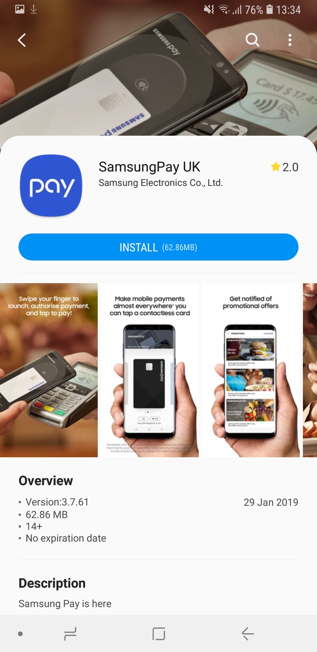 Solved: A7 2018 samsung pay not compatible - Samsung Community
