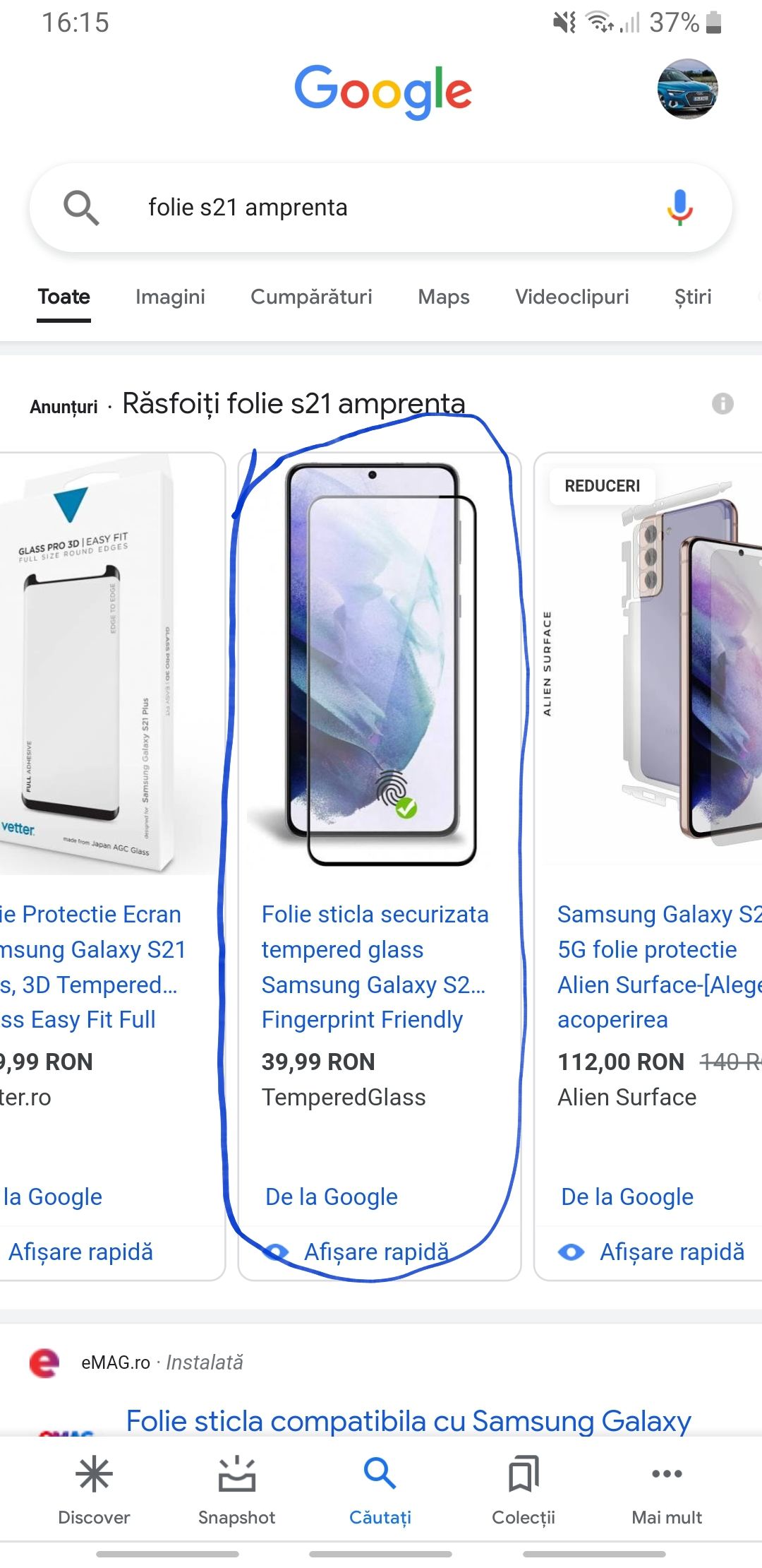 Schimbi folia de protecție și s-ar putea să rămâi fără senzorul de amprentă  - Samsung Community
