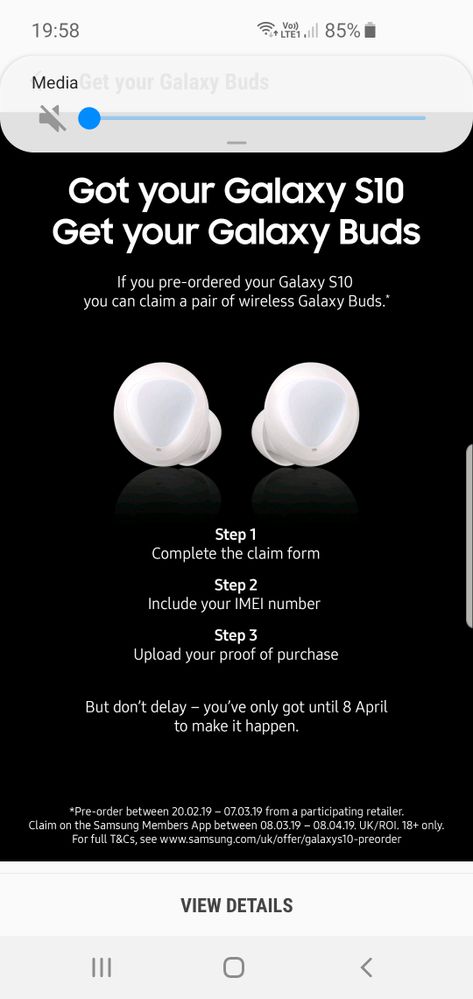 Solved: Samsung S10+ Galaxy Buds claim with pre order - Page 22 - Samsung  Community