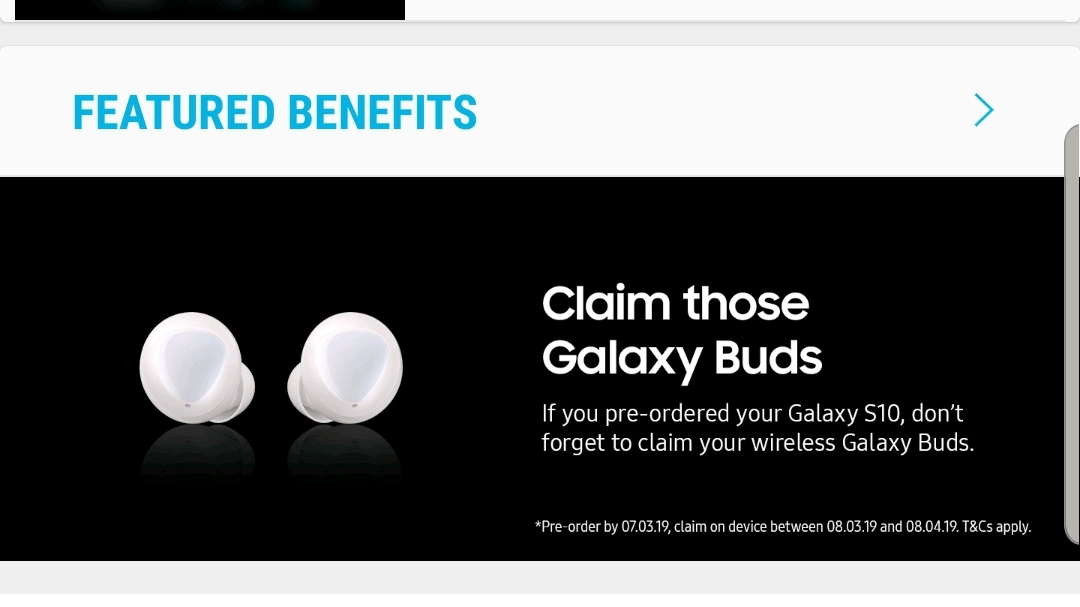 Claiming discount samsung earbuds