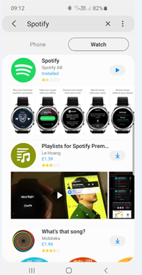 spotify not on galaxy store