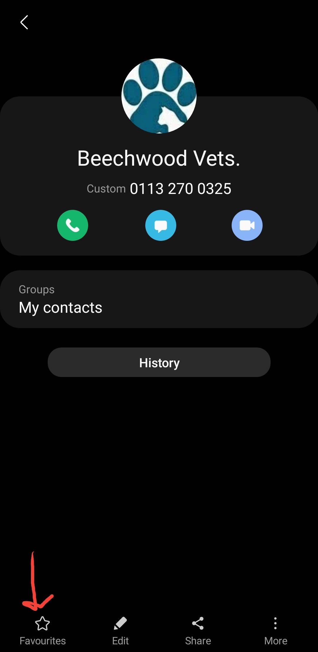 Favourite contacts - Samsung Community