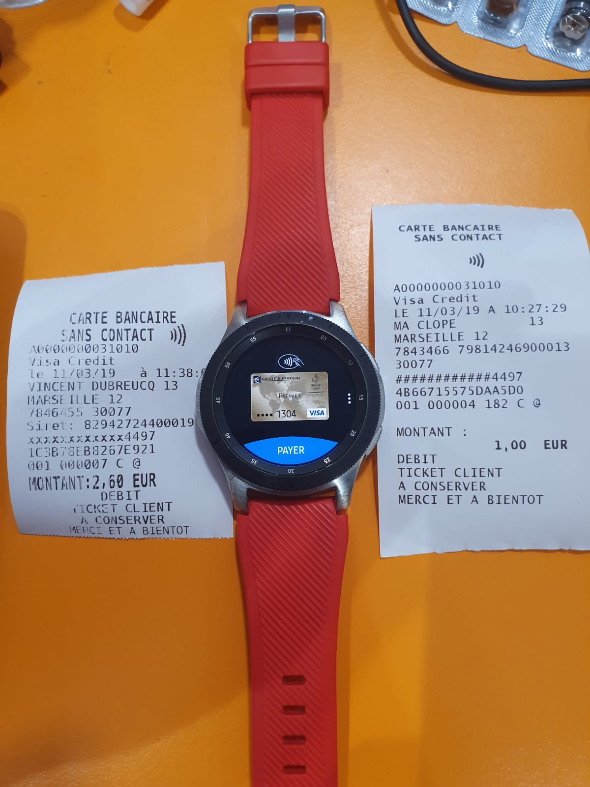 Samsung Pay sur Gear/Galaxy Watch - Samsung Community