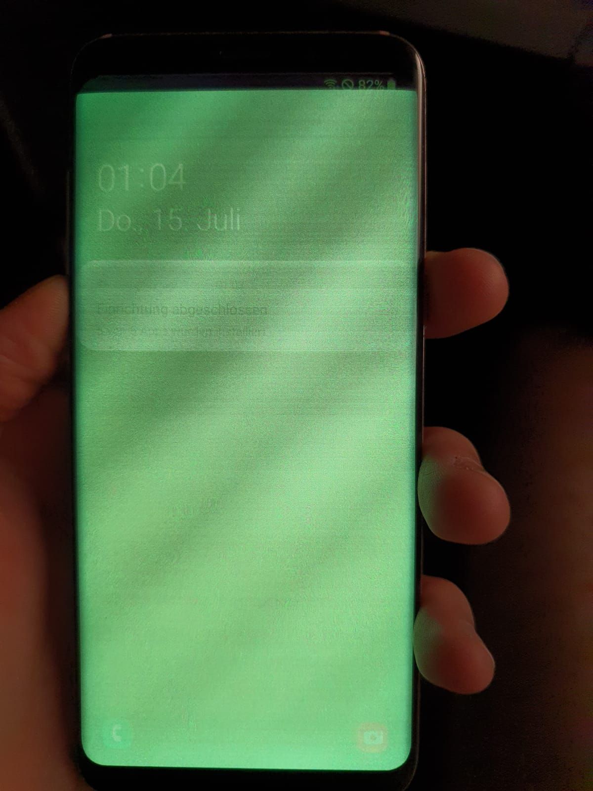 Galaxy S8 Display temporär grün eingefärbt / touch aussetzend - Samsung  Community