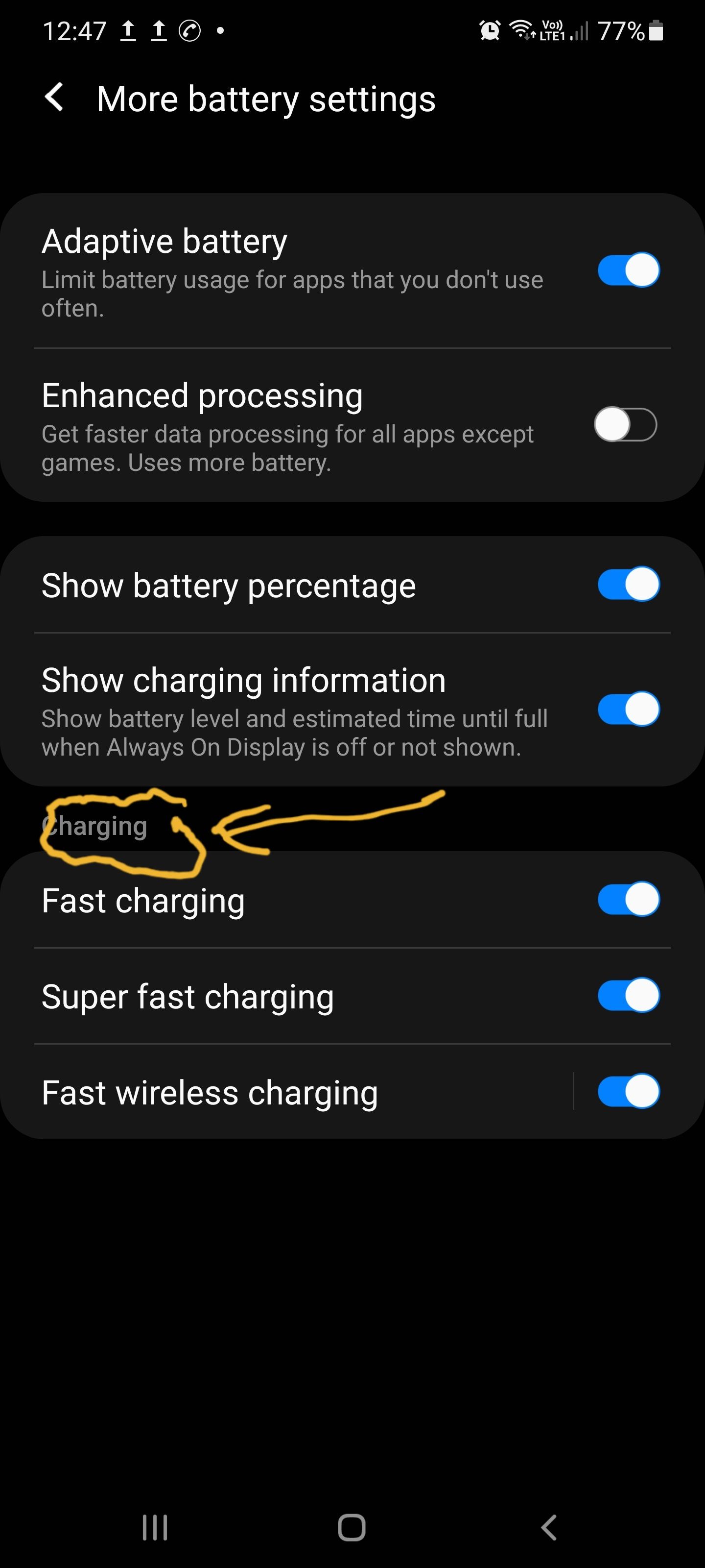 Fast Charge Not Working - Samsung Community