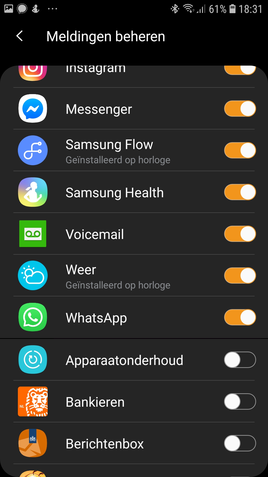 Meldingen werken niet galaxy watch - Samsung Community