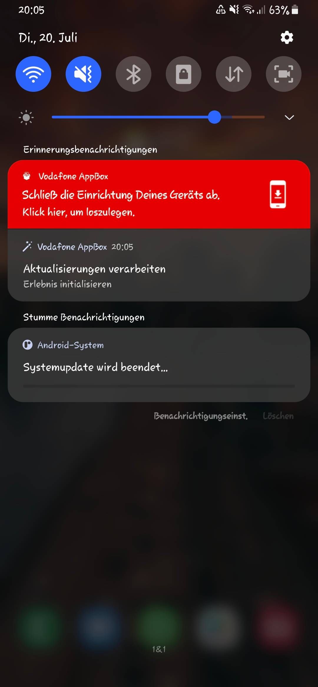 Gelöst: Meldung nach Software-Update (von Vodafone AppBox) - Samsung  Community