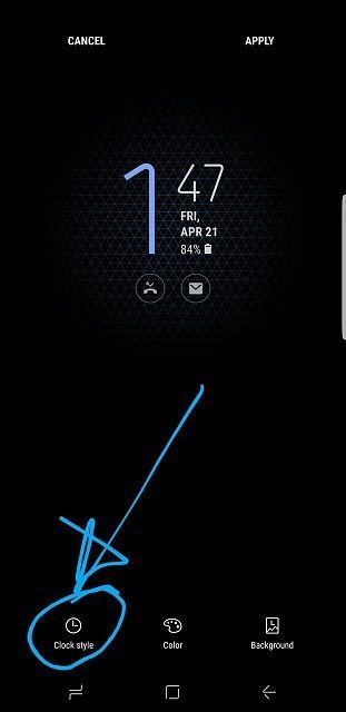 Style Horloge (Always on Display/Ecran de verrouillage - Samsung Community