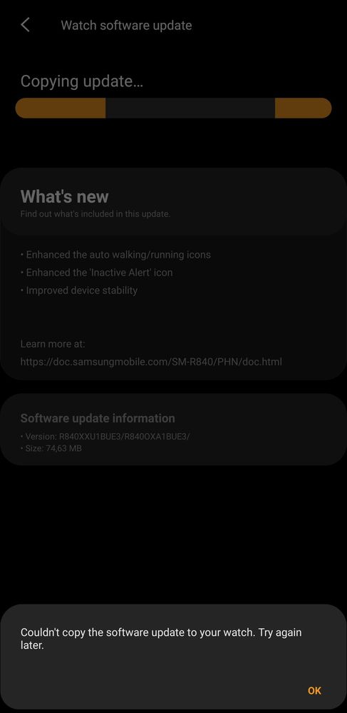 Galaxy Watch3 (Gears S too) plugin keeps stopping (crashing) on Oneplus 7  Pro - Samsung Community