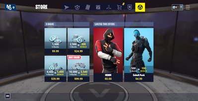 Der iKONIK Skin im Fortnite-Shop.png Der iKONIK Skin im Fortnite-Shop.png