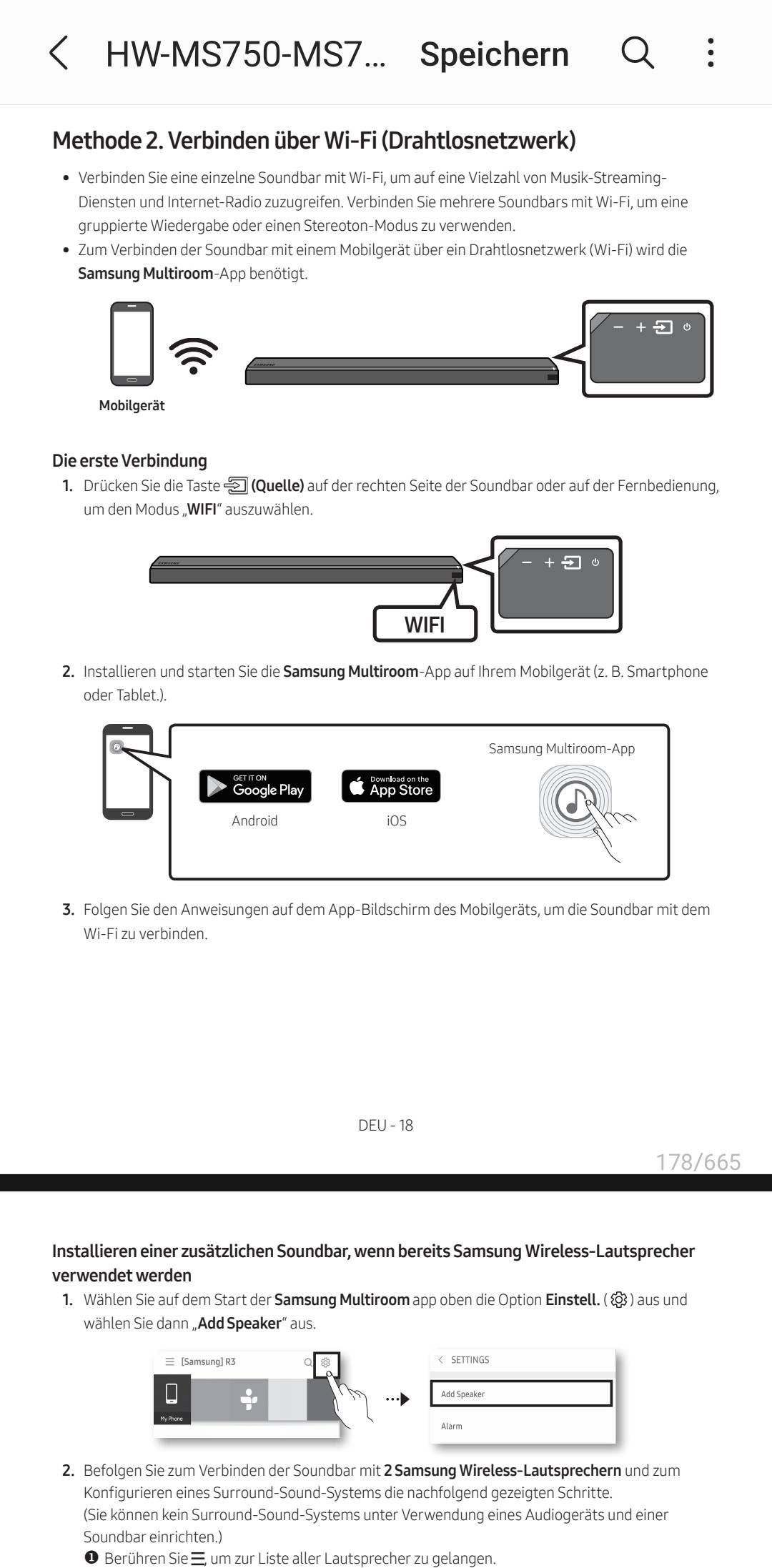 Gelöst: Keine WLAN Verbindung mit Soundbar HW ms751 - Samsung Community