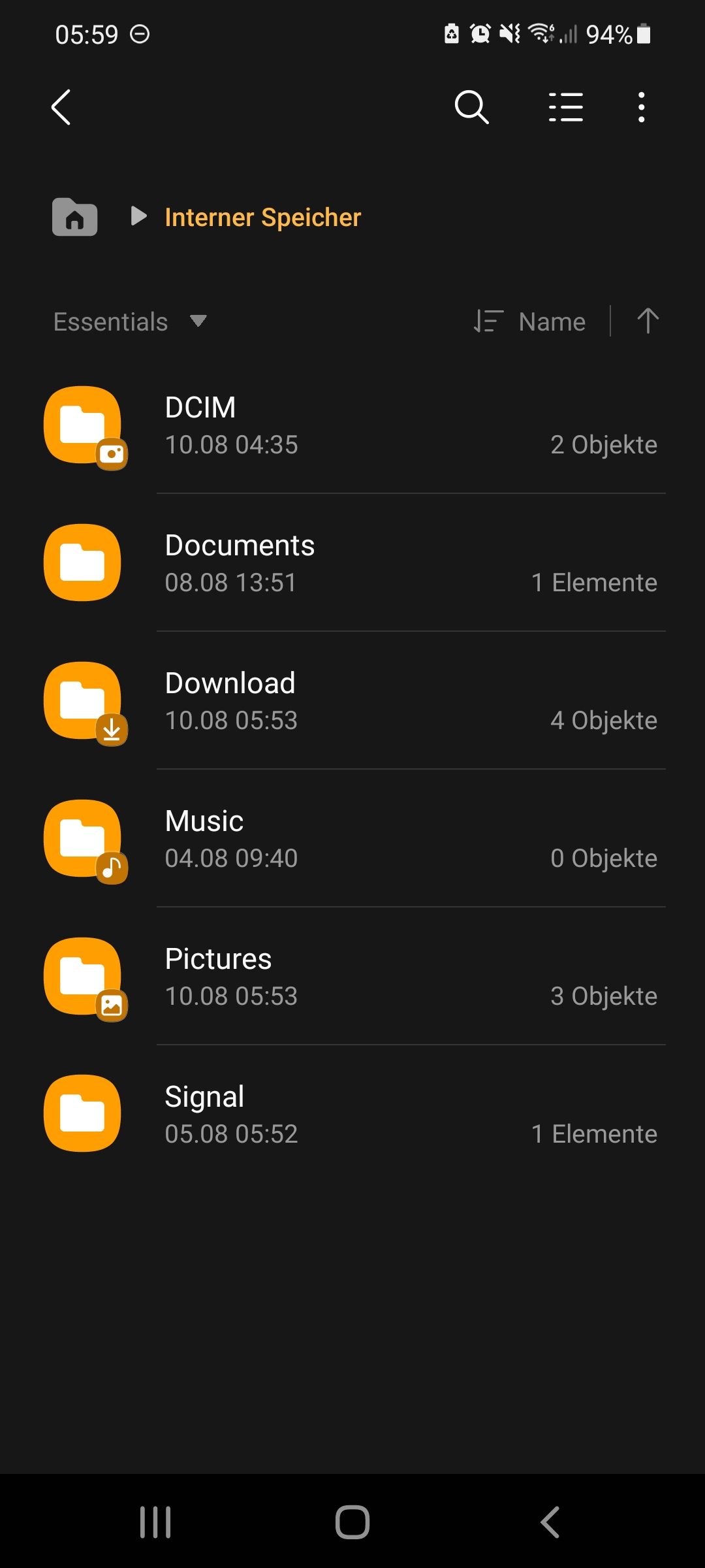 Eigene Dateien Essentials - Samsung Community