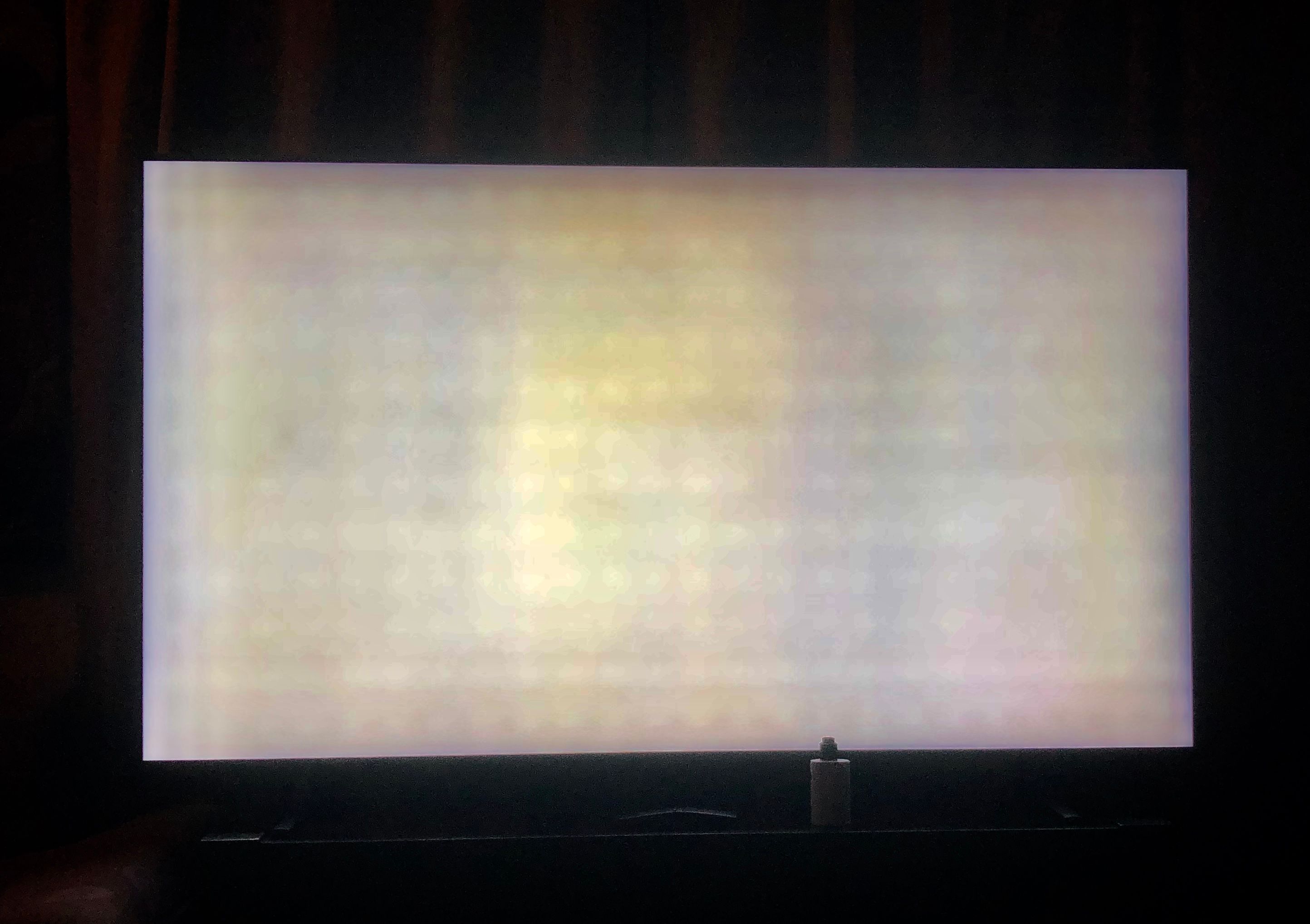 Small White Circles on TV screen - Samsung Community