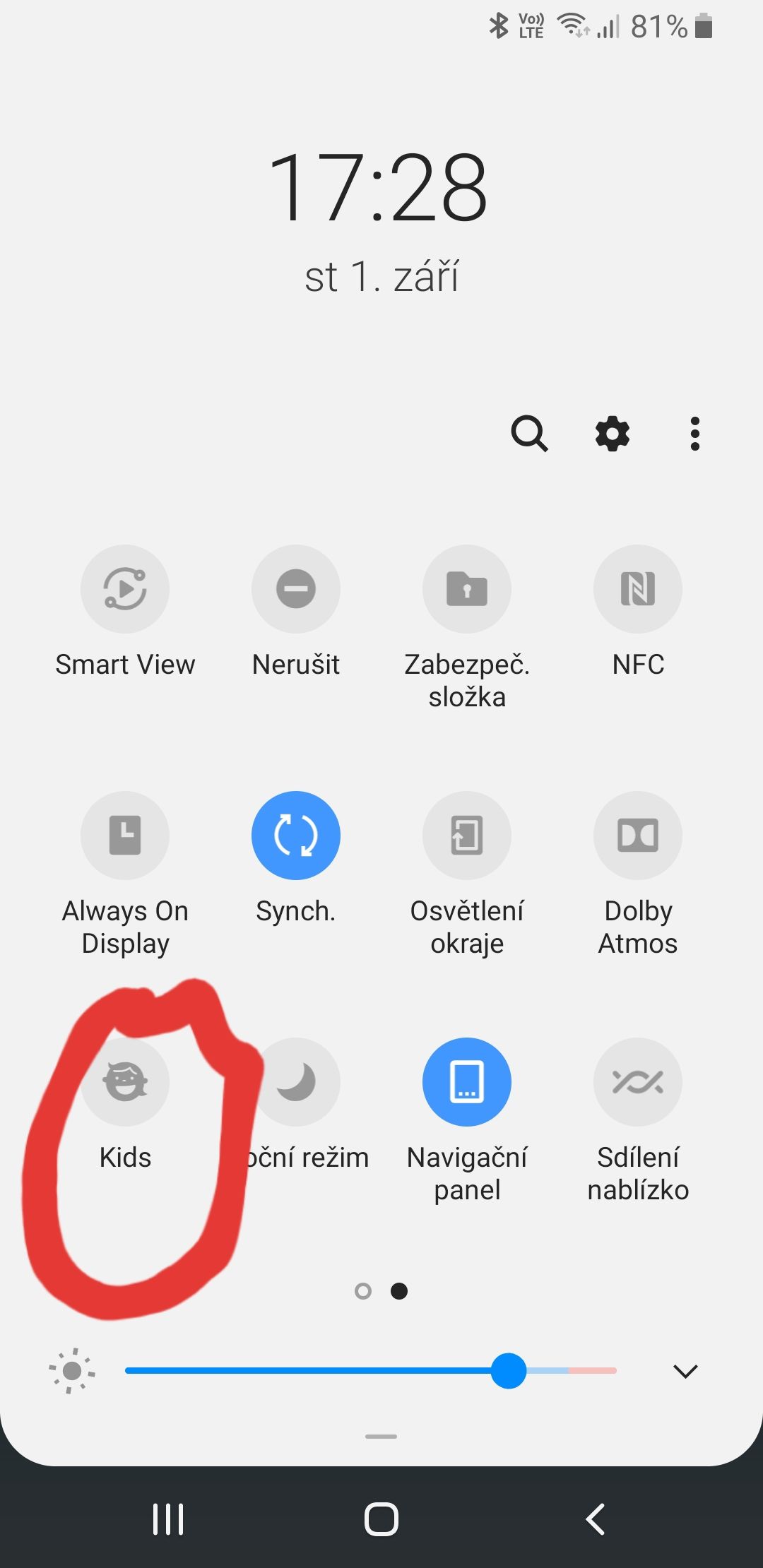 Jak zrušit dětský režim?