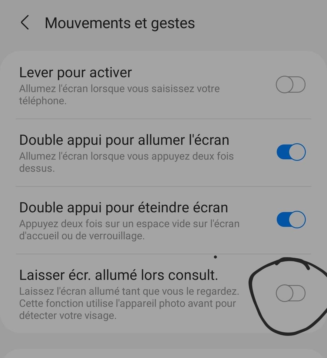 Résolu Écran qui flash au déverrouillage par empreinte directe (sans passer par le bouton de