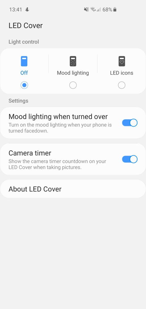 Led cover case picture cue - Samsung Community