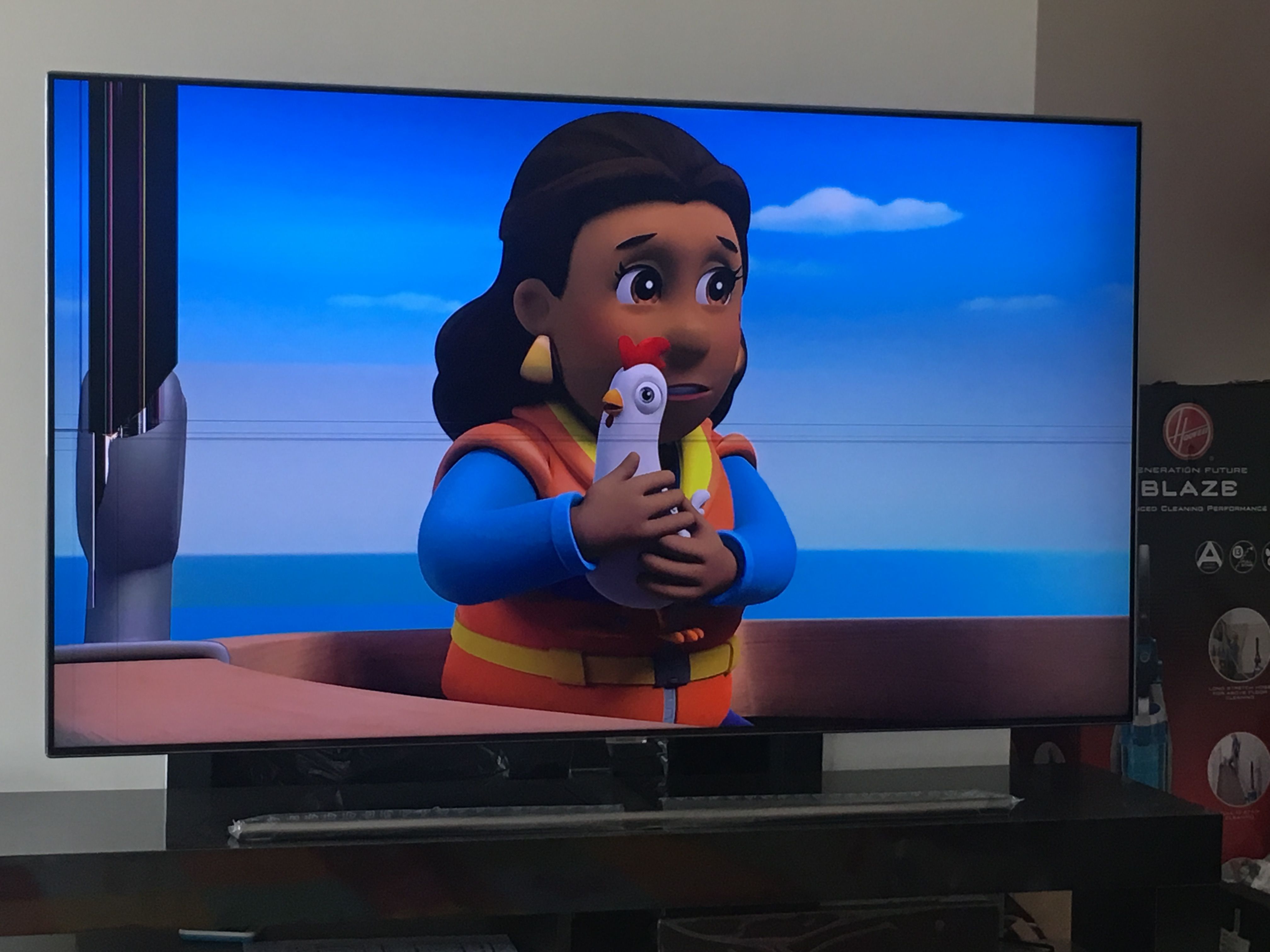 Black lines on left side of TV screen Samsung Community