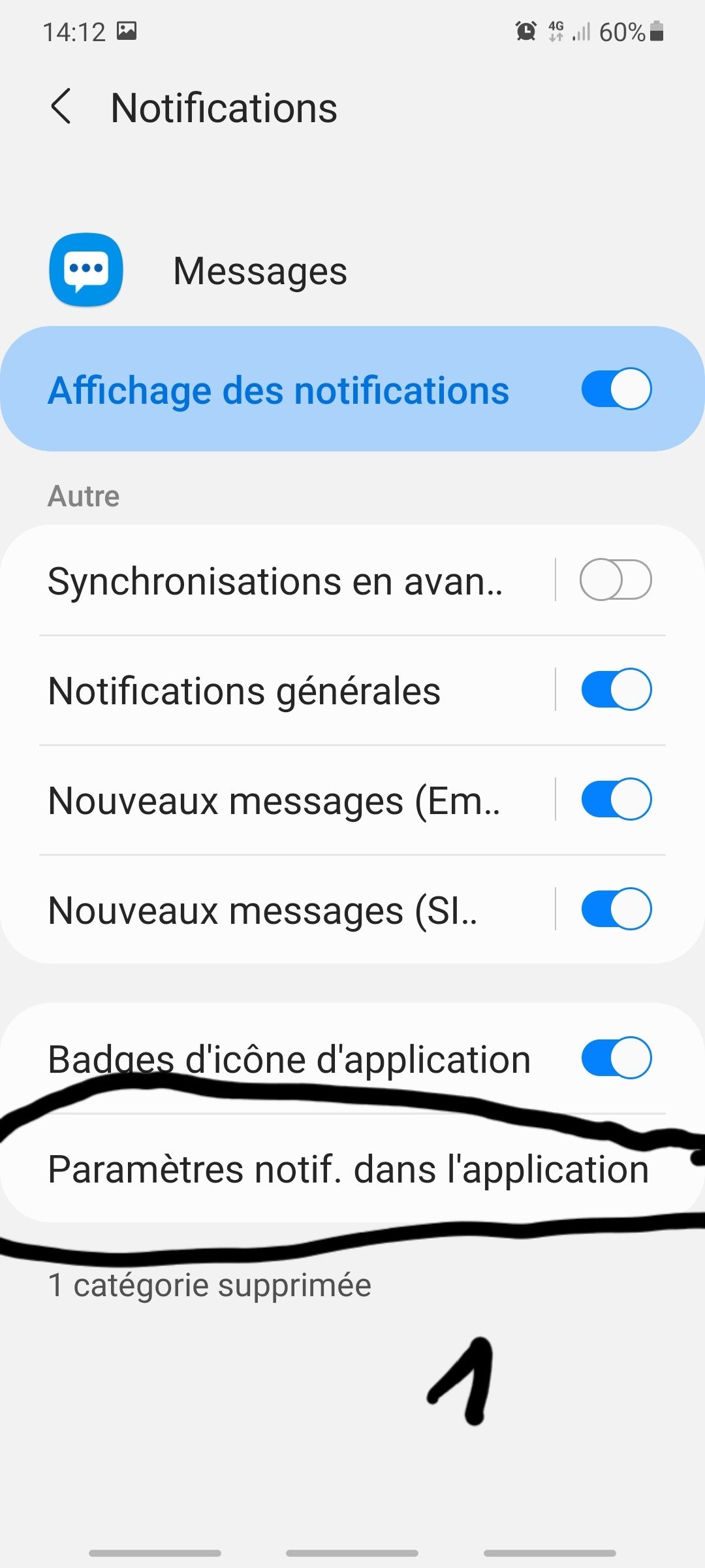 Notification SMS - Samsung Community
