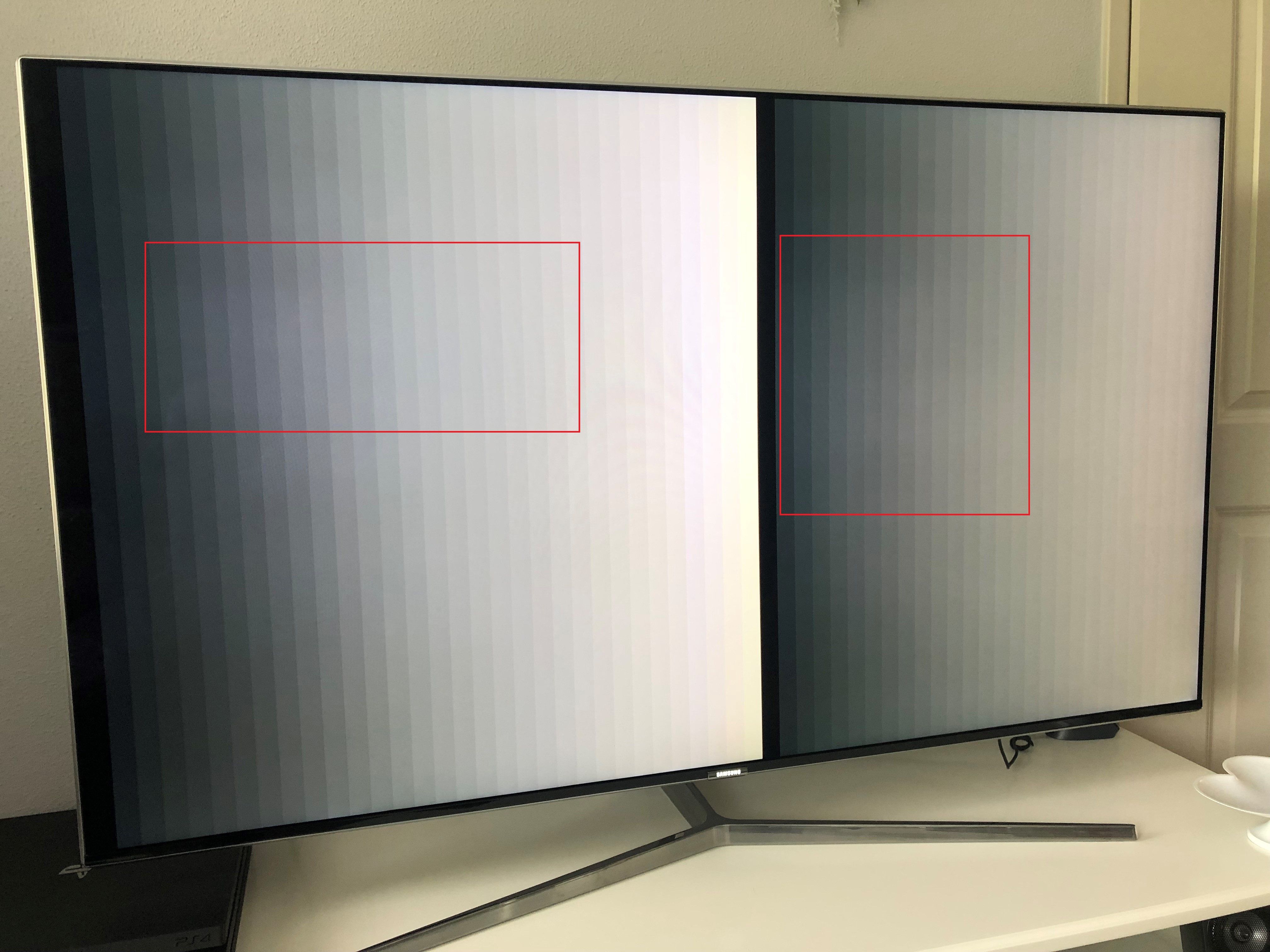 Samsung UE55KS8000 geeft grijs bij zwart beeld Samsung Community