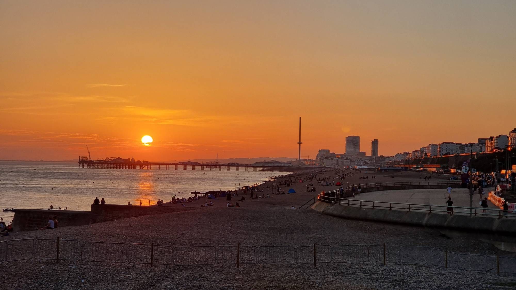 Brighton Sunset taken with S21 Ultra - Samsung Community