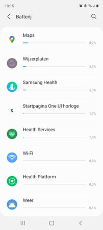 Opgelost: Batterij erg snel leeg - Watch4 - Samsung Community