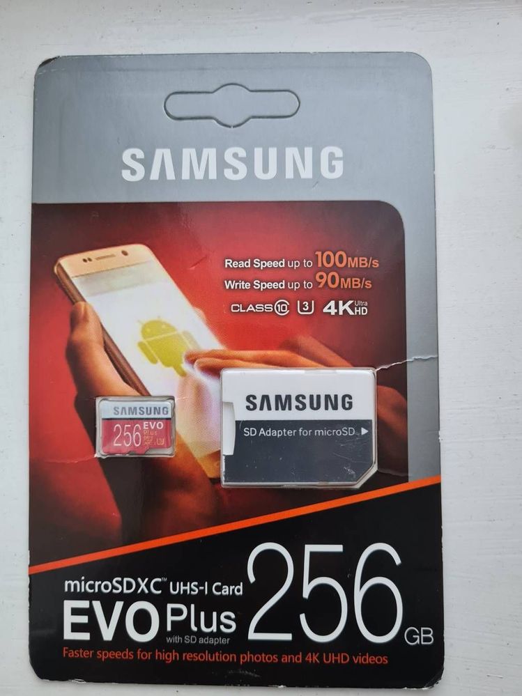 Samsung evo plus memory card 256 fake? - Samsung Community