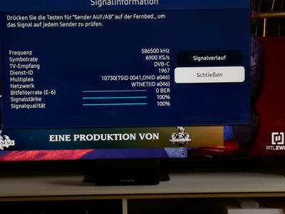 Samsung TV NEO QLED 2021 Probleme mit dem DVB-C Senderempfang, Sender  plötzlich kein Signal - Samsung Community