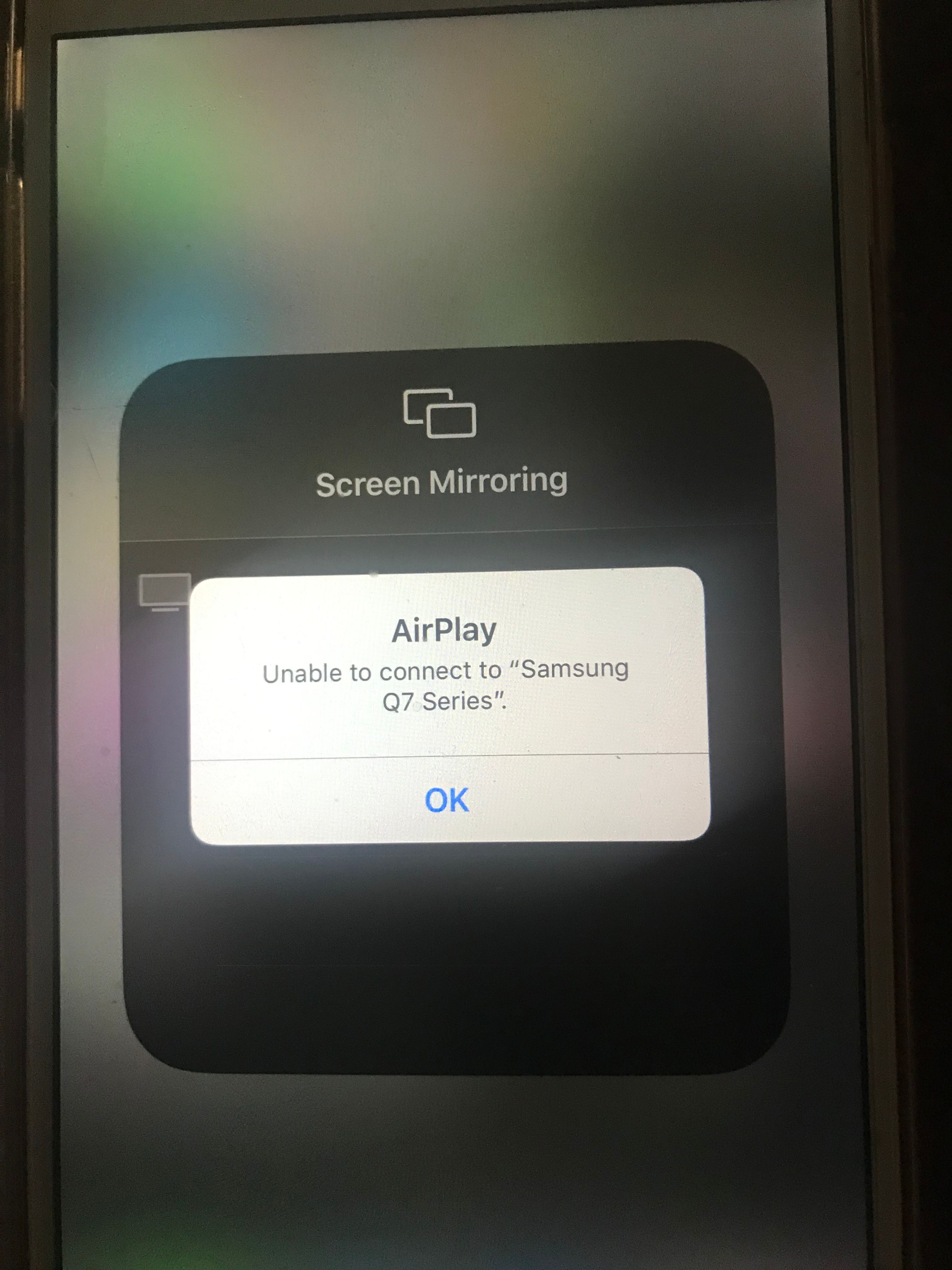Solved: AirPlay 2 problem - Samsung Community