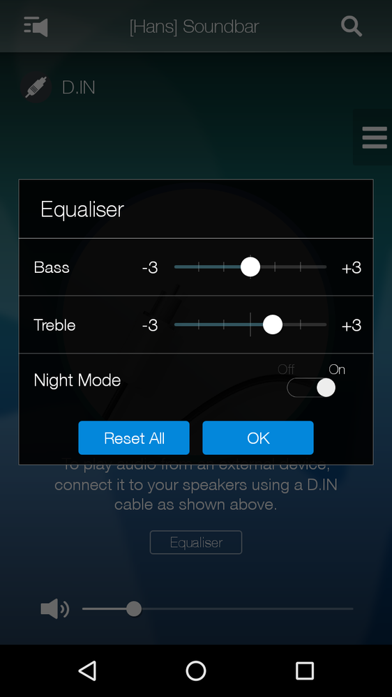Opgelost: Night mode behouden (via multiroom app) op HW-H750 Soundbar -  Samsung Community