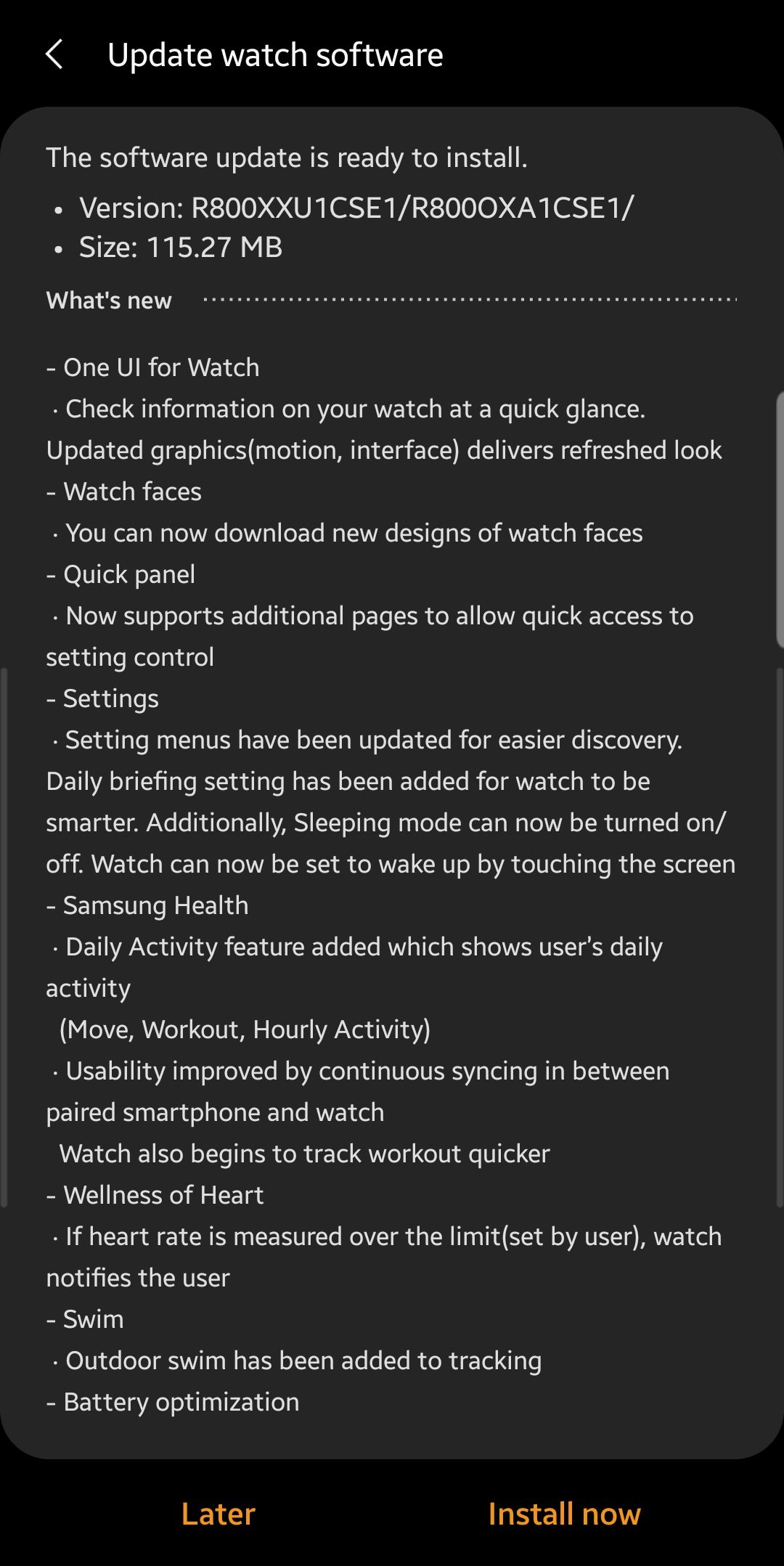 samsung gear s3 frontier software update tizen 4.0