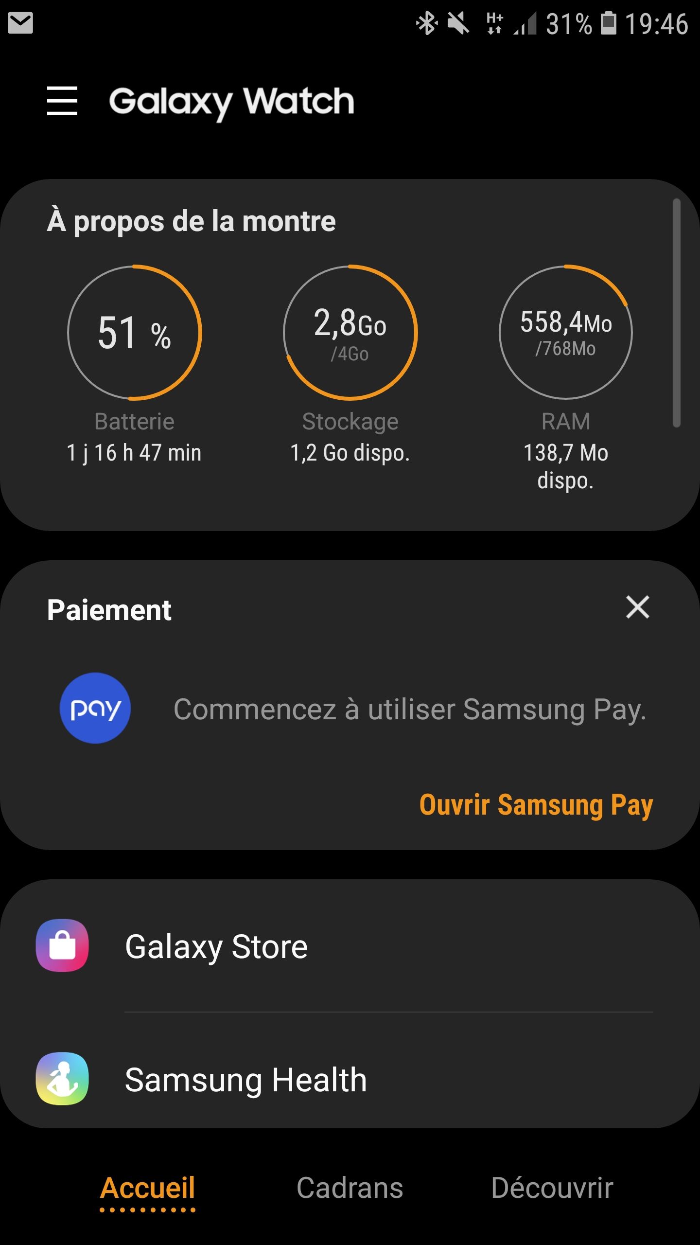 Samsung Pay sur Gear/Galaxy Watch - Samsung Community